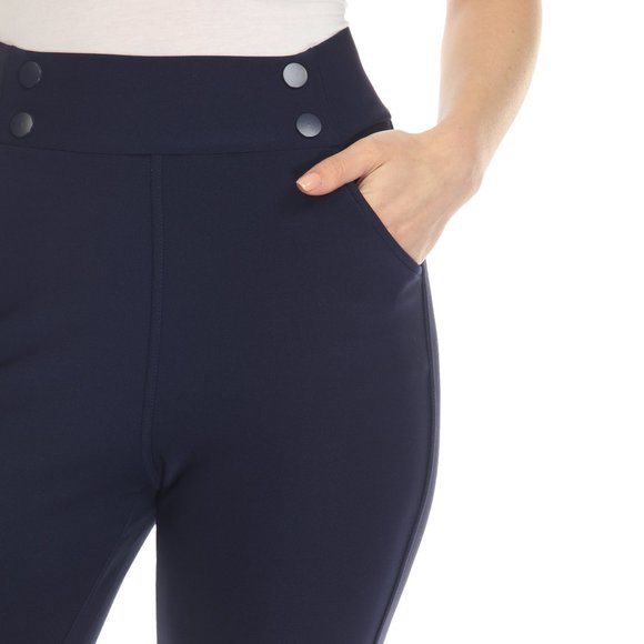 Super Soft Elastic Waistband Scuba Pants - Picture 4 of 5